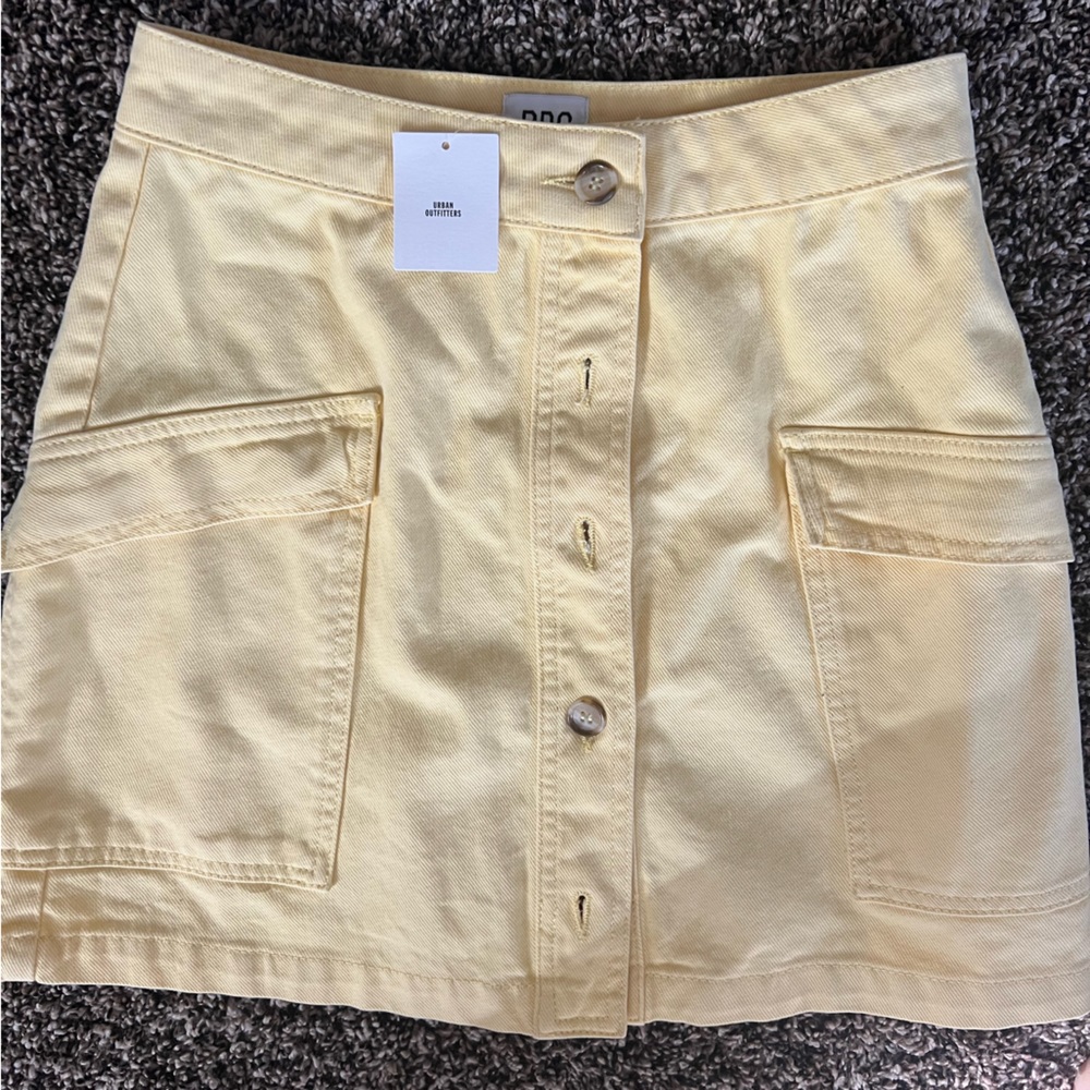 NWT BDG Yellow Skirt